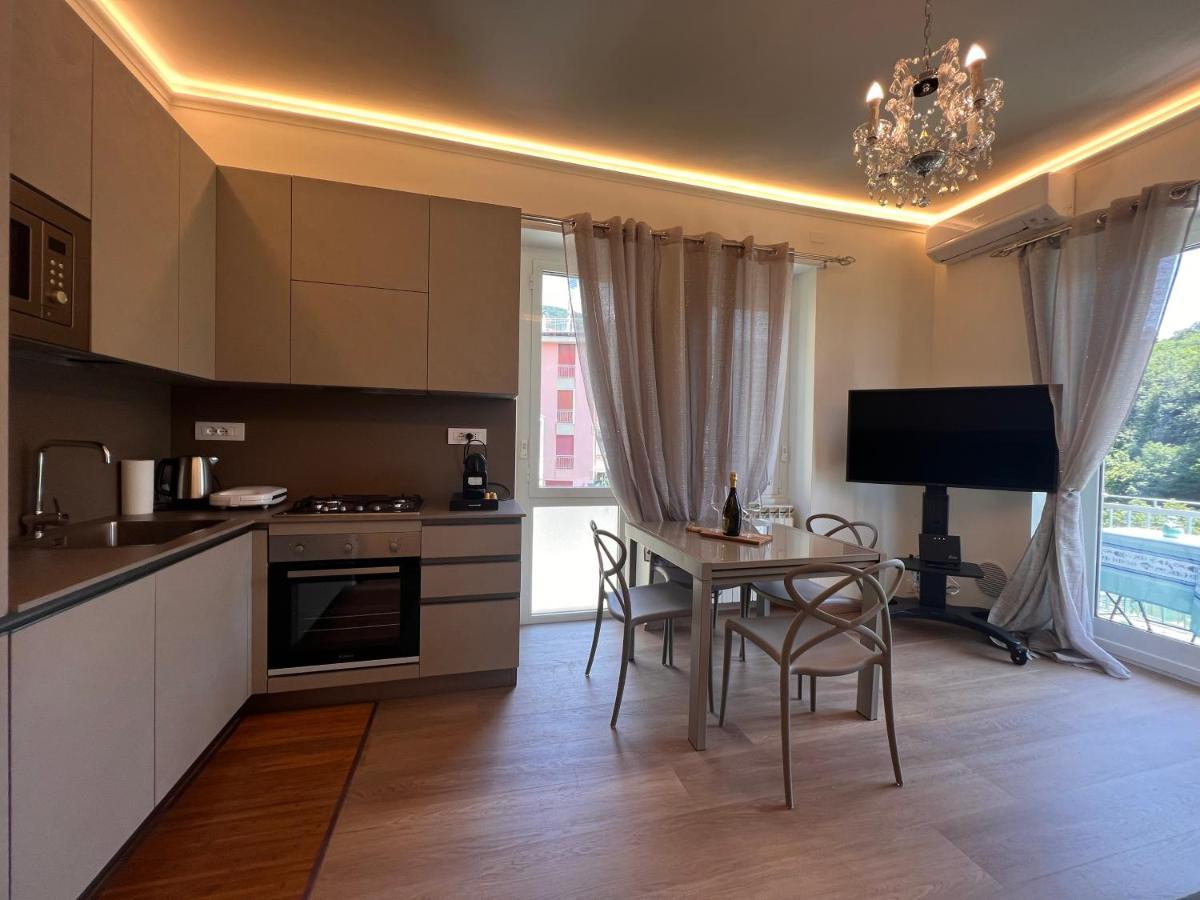 Val Di Sole: Renovated Seaview Apartment with Wi-Fi and Air Conditioning Rapallo Exterior photo